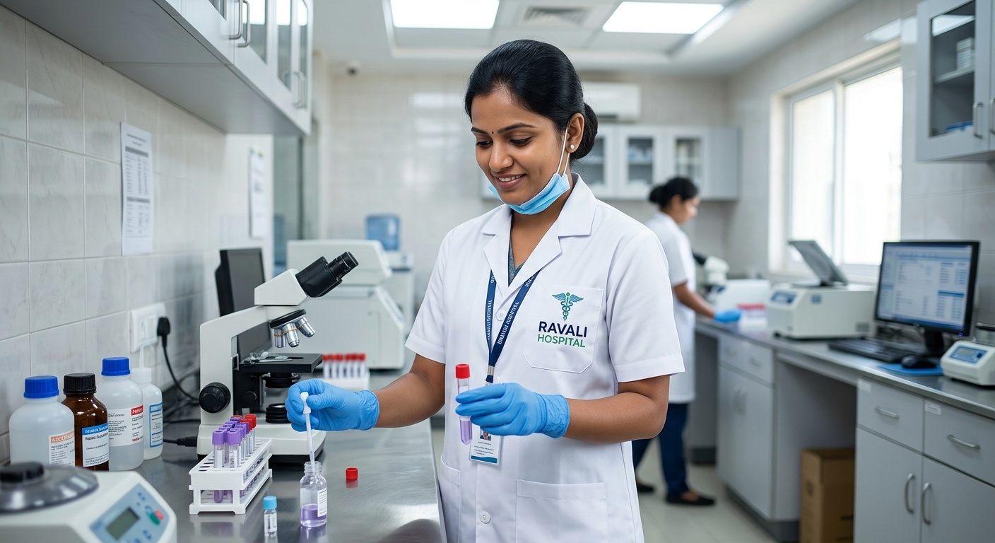 Lab Technician Apron — Half Hand