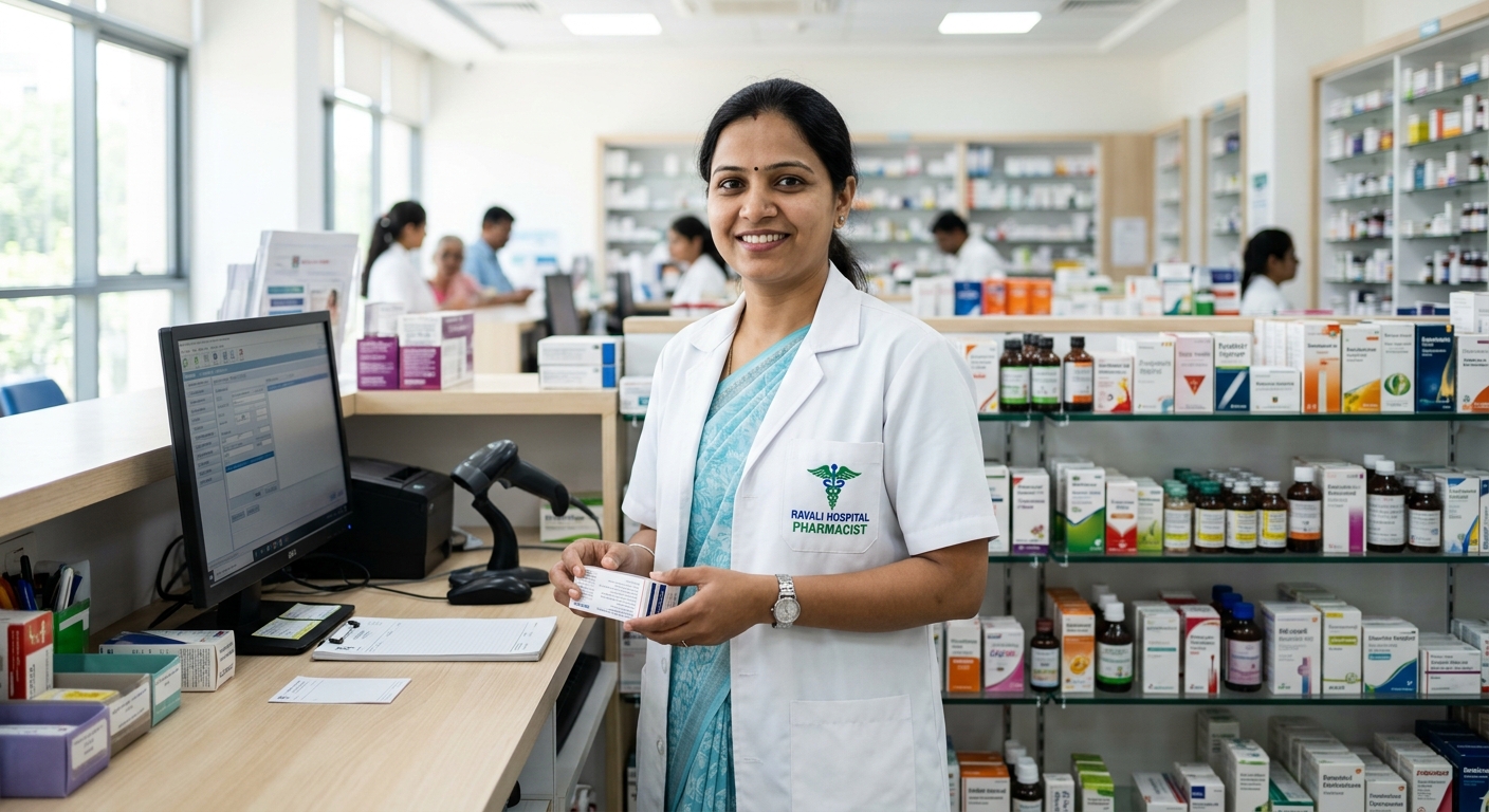 Pharmacy Apron — Half Hand